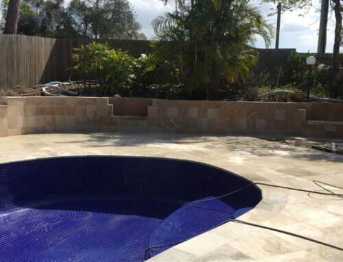 Everton Park Pool and Curved Outdoor Tiling